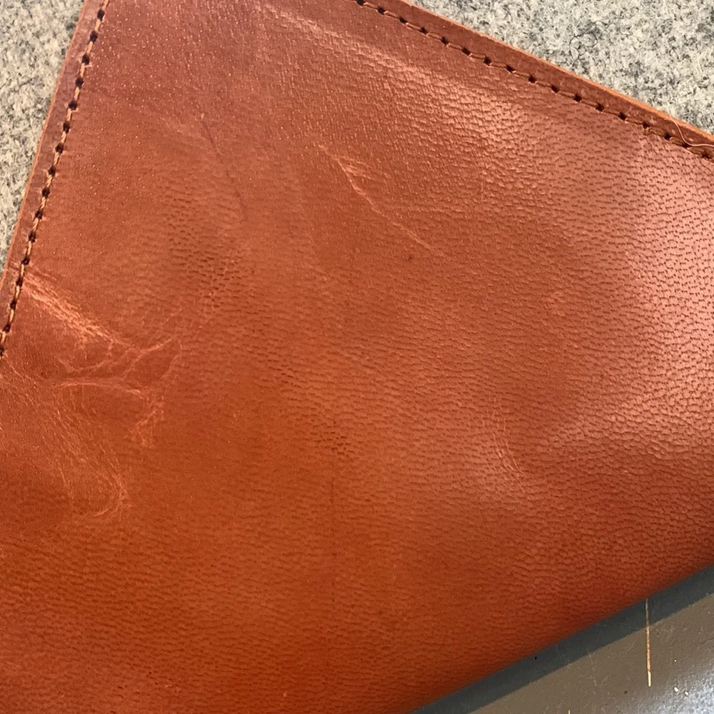 Tablet Bag Or Large Clutch Purse, Grey And Brown
